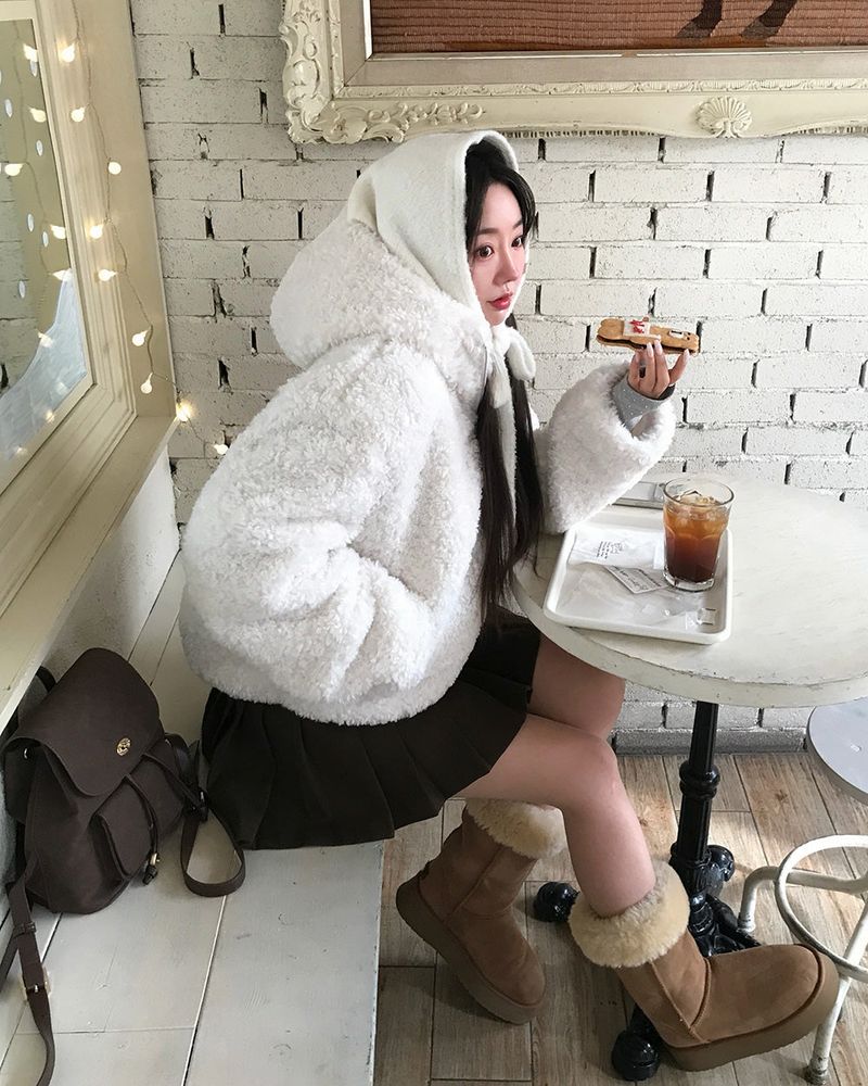 [ORIGINAL] Hershey Boa Hooded Jumper
