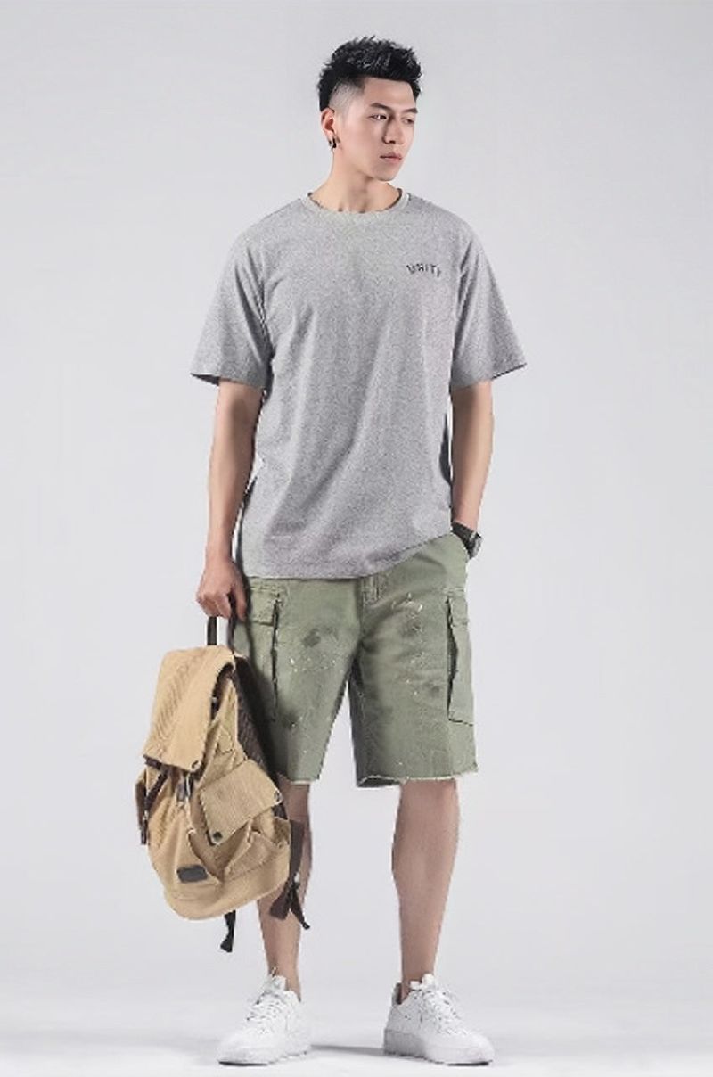 UNITY（ユニティ）の「UNITY fashion simple short sleeved gray（Tops）」