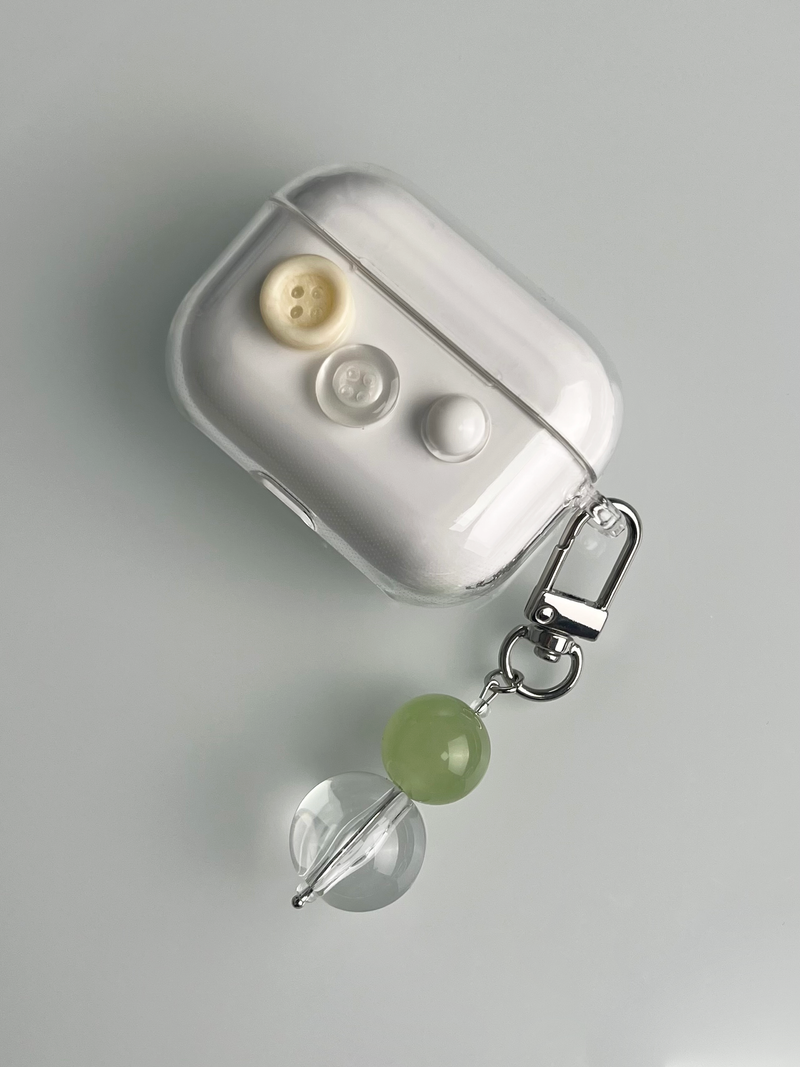 Milk Button AirPods 1/2 Case(3color)