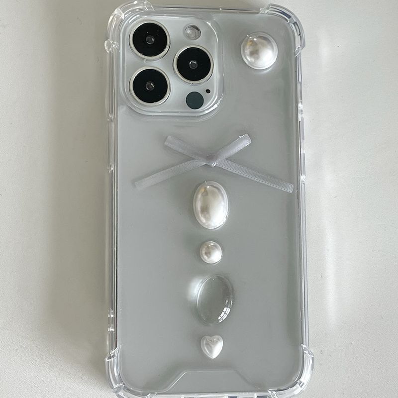 [made]antique ribbon resin phonecase