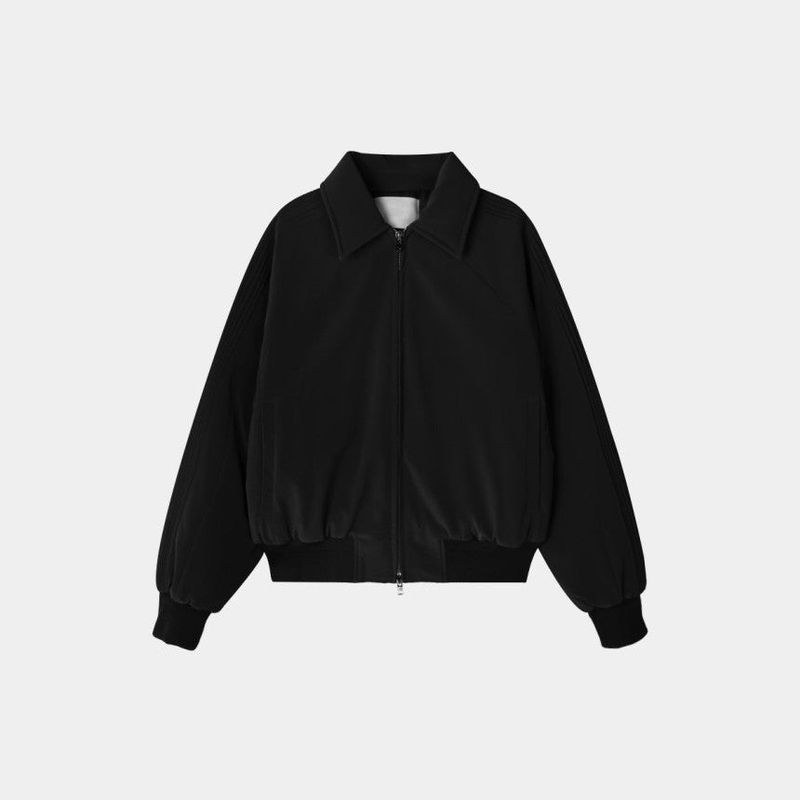 ASCLO Glossy Winter Track Padded Blouson (3color)