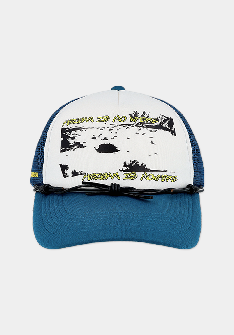 Heisan(ハイサン)の「Nowhere Rope Trucker Cap Blue(Hats)」