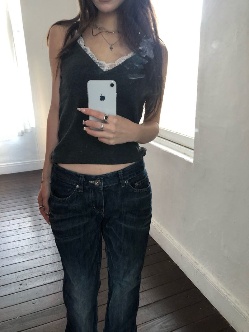 Blue low Jeans