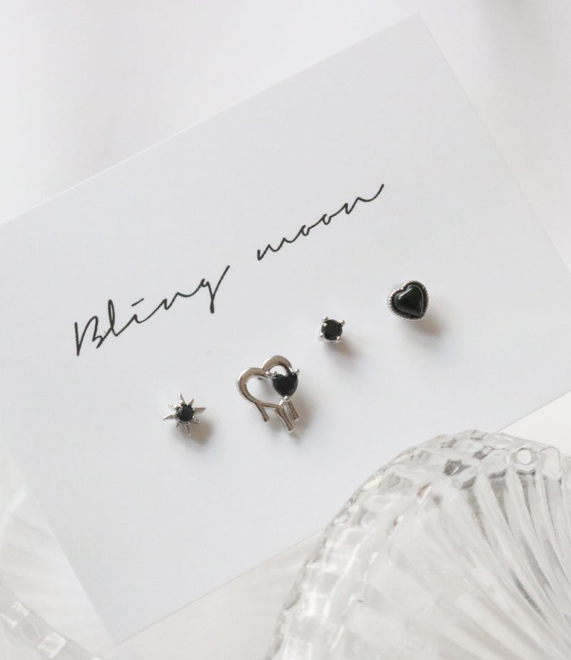 [4 set] Melting Heart Piercing Set