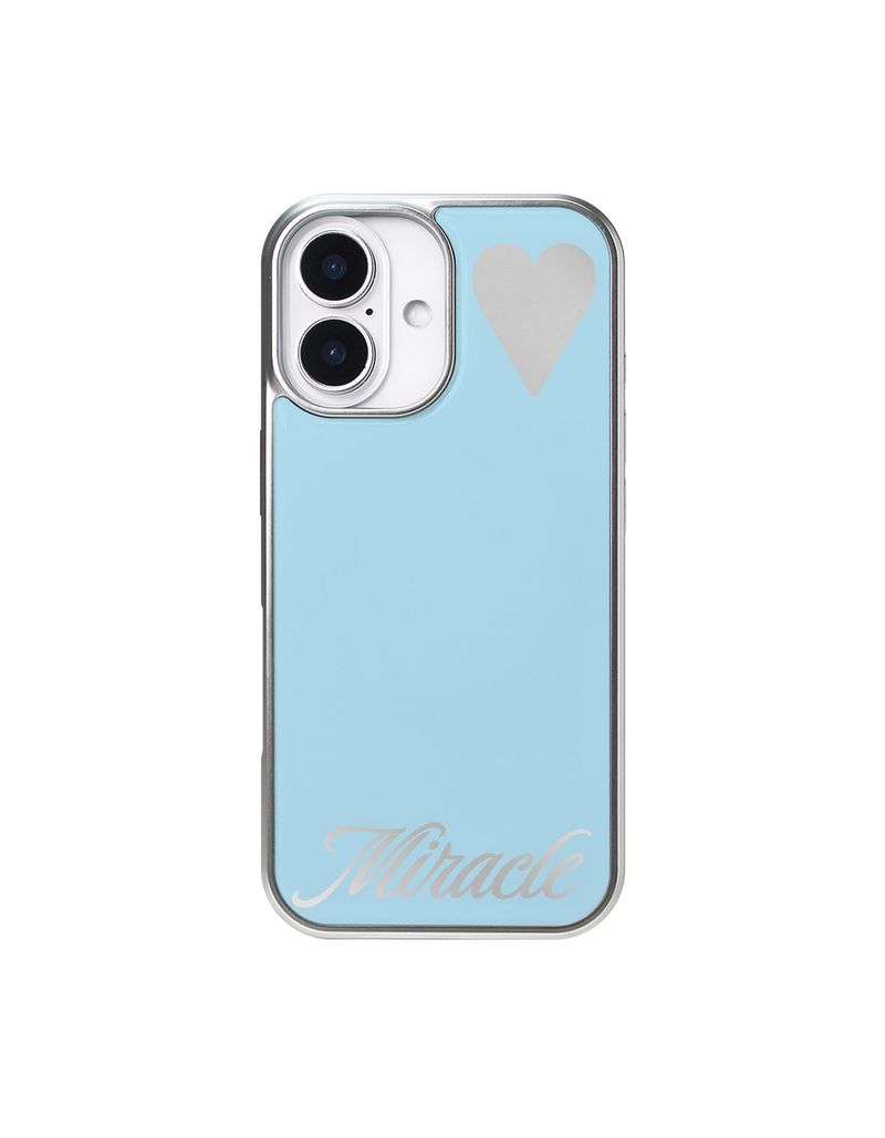 ATEK(アテック)の「Miracle Magsafe Mirror Silver Glass Bumper Case(Blue)(Smartphone Accessories)」