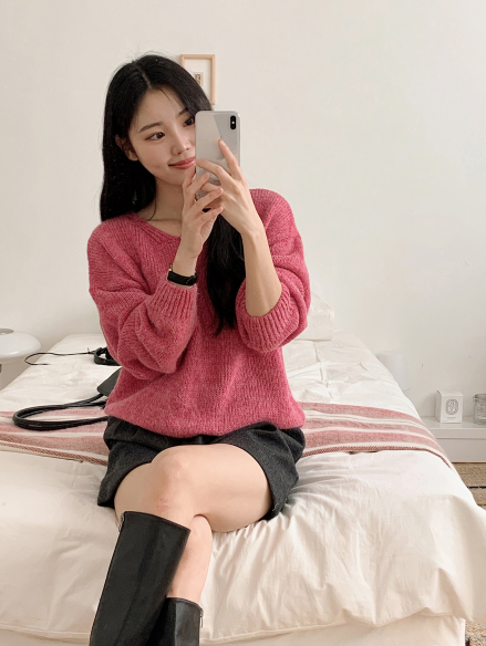 Alpaca Loose Winter Wool Knit (6color)