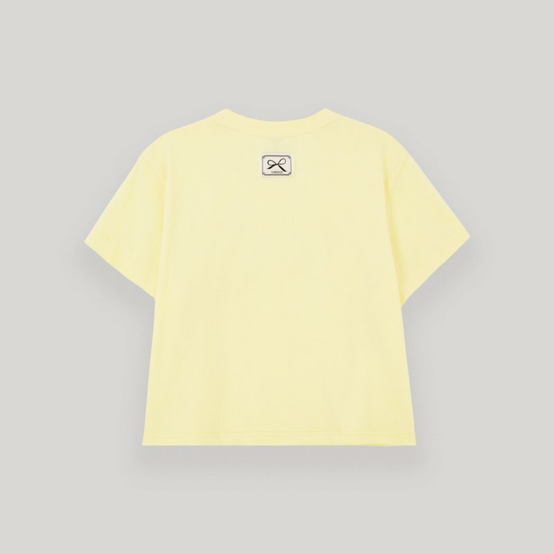 Yellow Ribbon Semi-Crop T-Shrit