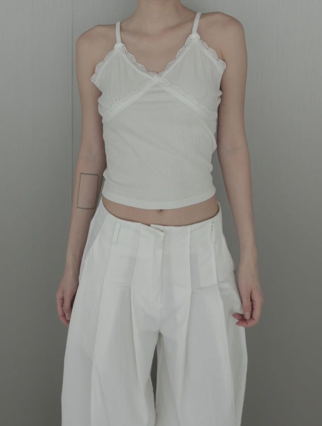 Creme Lace Sleeveless