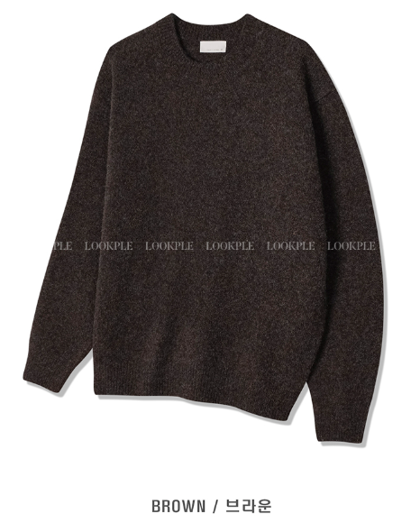 nade Alpaca Overfit Wool Round Knit