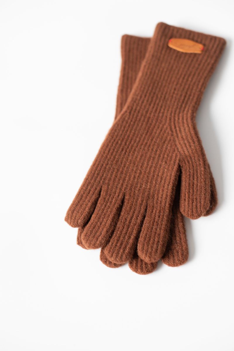 Wool gloves (Brown)