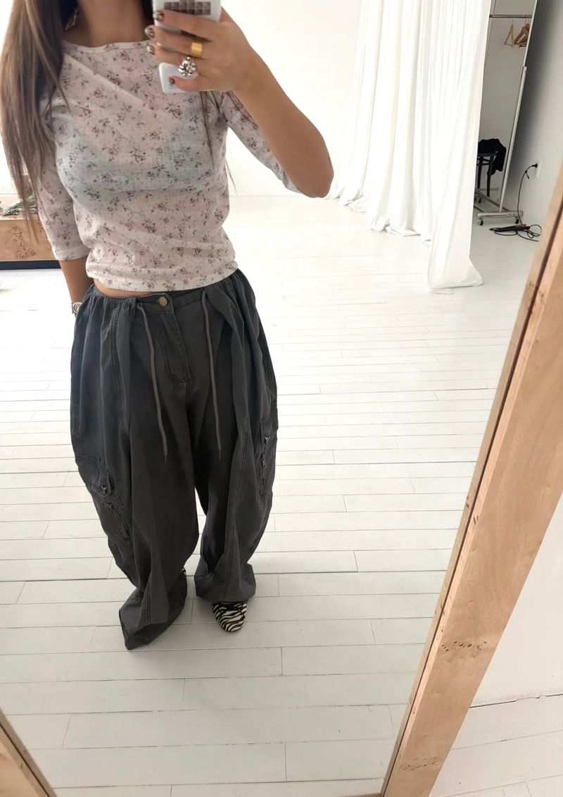 Flower 3/4 sleeve T(2c)