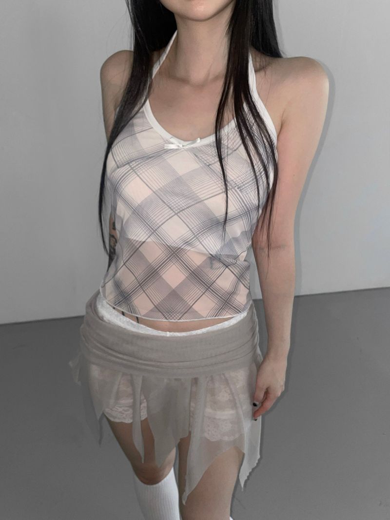 flip mesh layered sk(3 color)