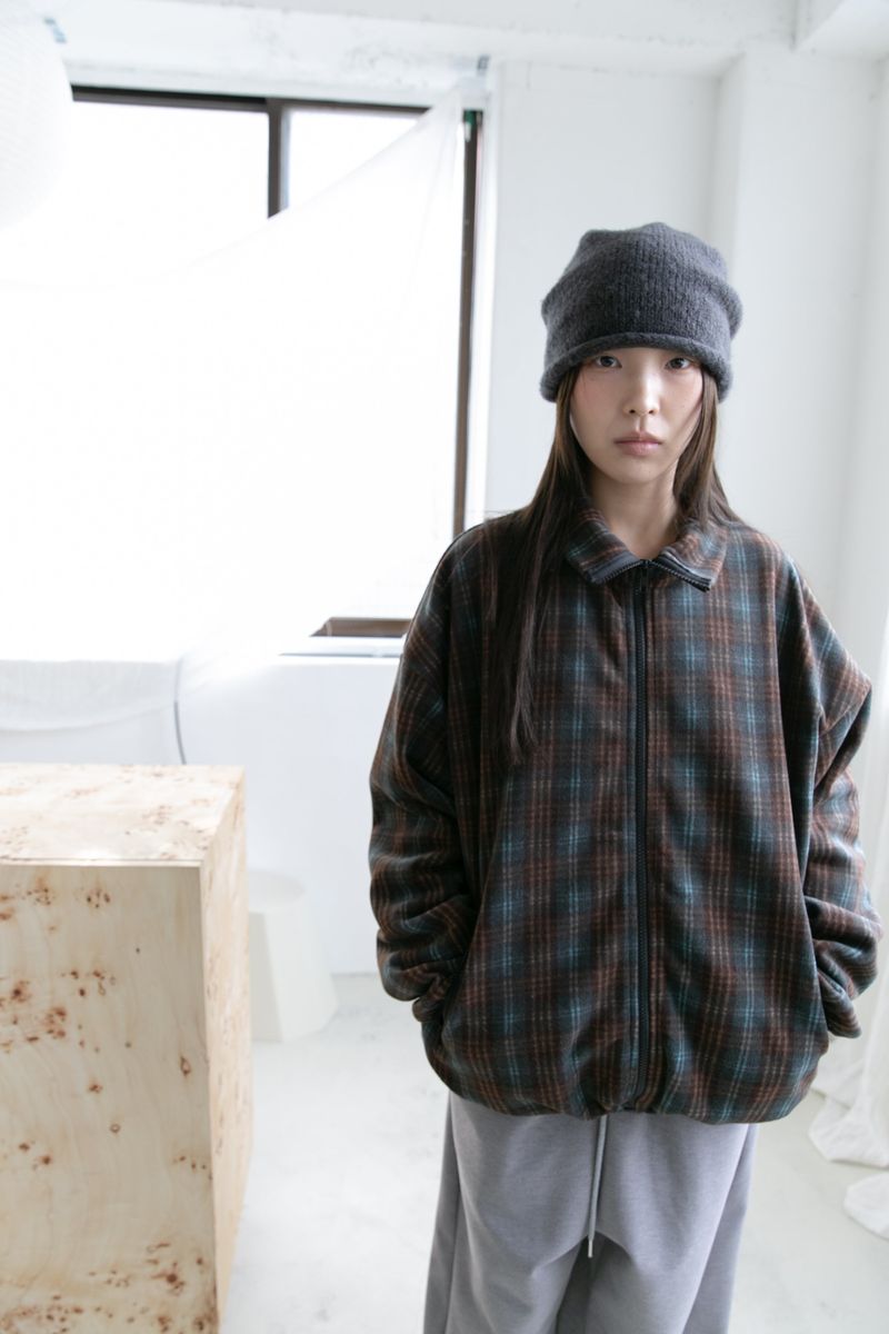 omoosoohy（オムスヒ）の「fleece check jumper(3colors)（Jackets/Outerwear）」