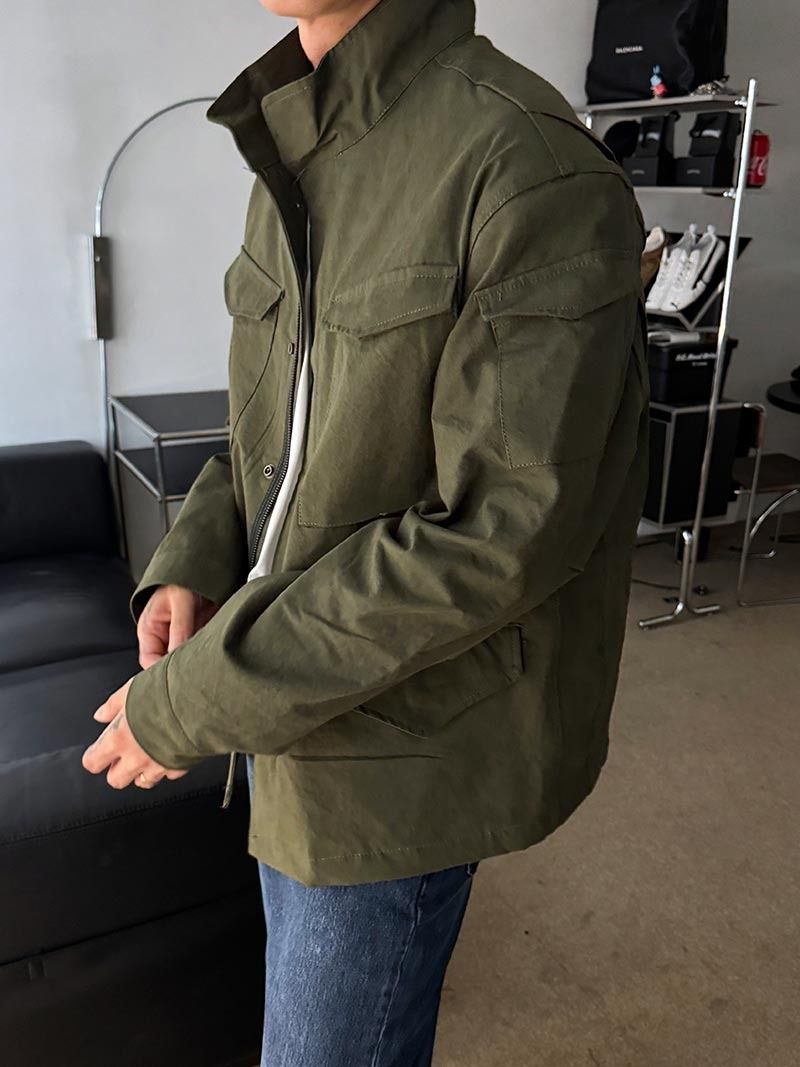 ASCLO（エジュクロ）の「ASCLO M65 ショルダー パッド フィールド ジャケット (3color)（ジャケット/アウター）」