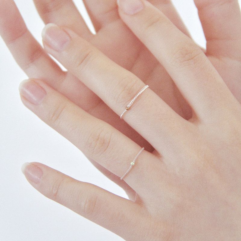 Only Silver Chain Ring (Gold)