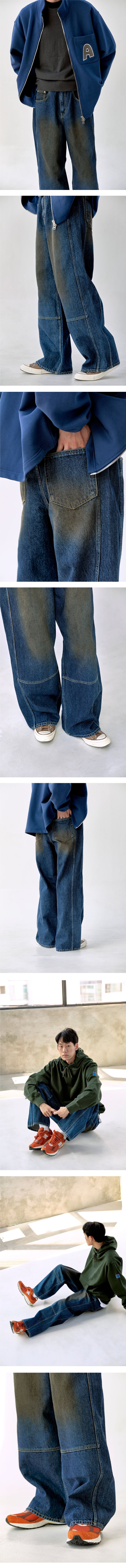 ALARM LINE DENIM PANTS_MAN