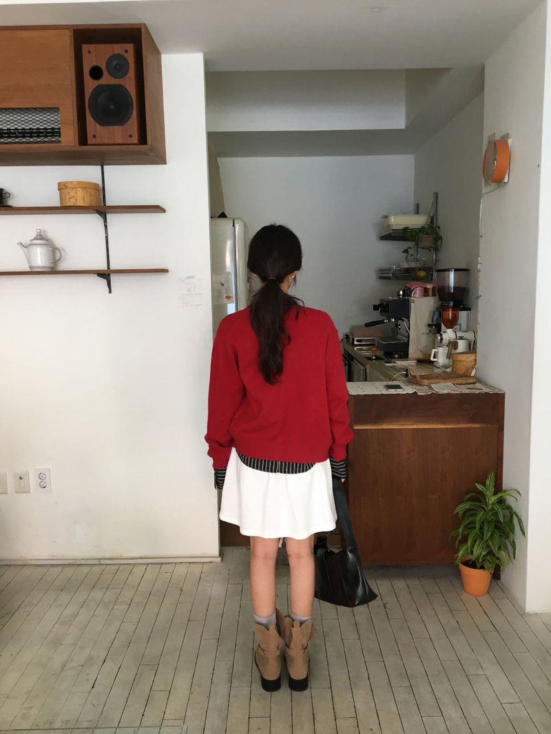 Fine Merino Wool Cardigan (8color)