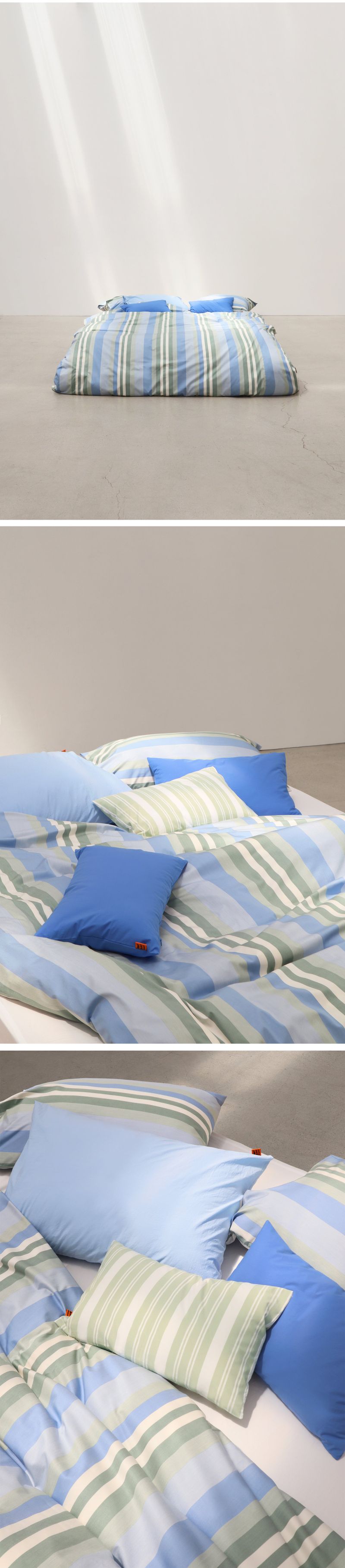 Blue raya pillow case