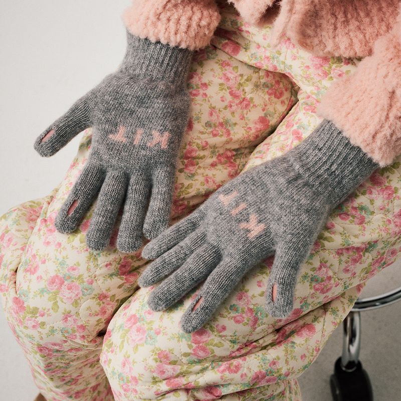MESSAGE GLOVES, MELANGE GREY