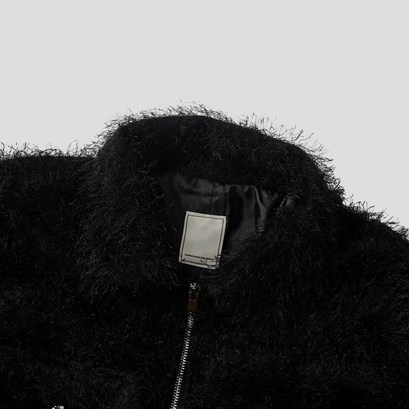 90's Fred Fur Zip-Up Jacket