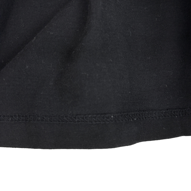 denim block cut-off longsleeve