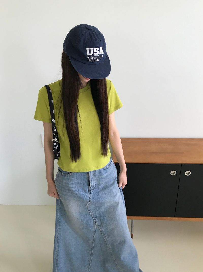 [ORIGINAL] Face Round Short-Sleeve T-Shirt
