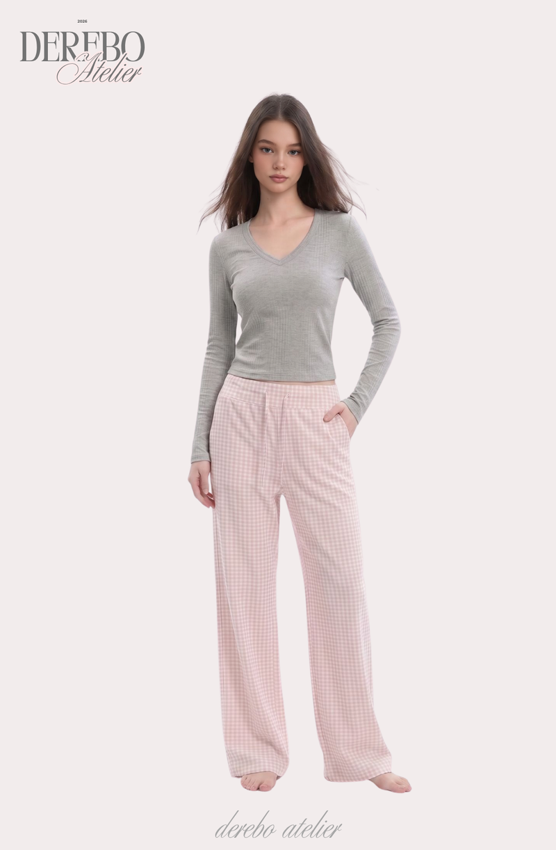 mood check cotton banding casual pants (REGULAR TYPE)