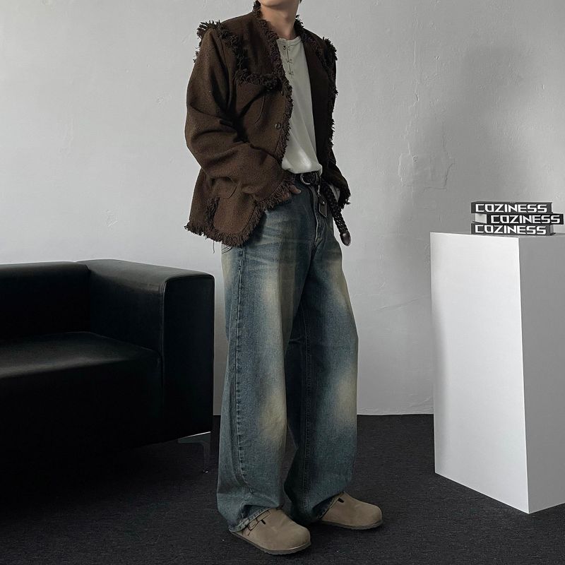 TR2528 Two Point Sand Wide Denim (2 colors)