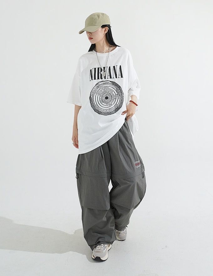 Grunge over t-shirt