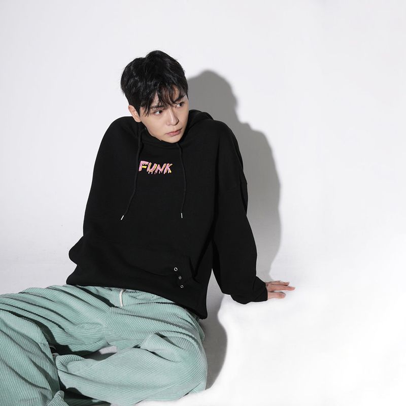 MELTING FUNK HOODIE black