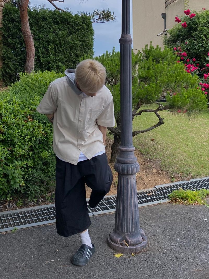 カーペンターナイロンハーフパンツ4C