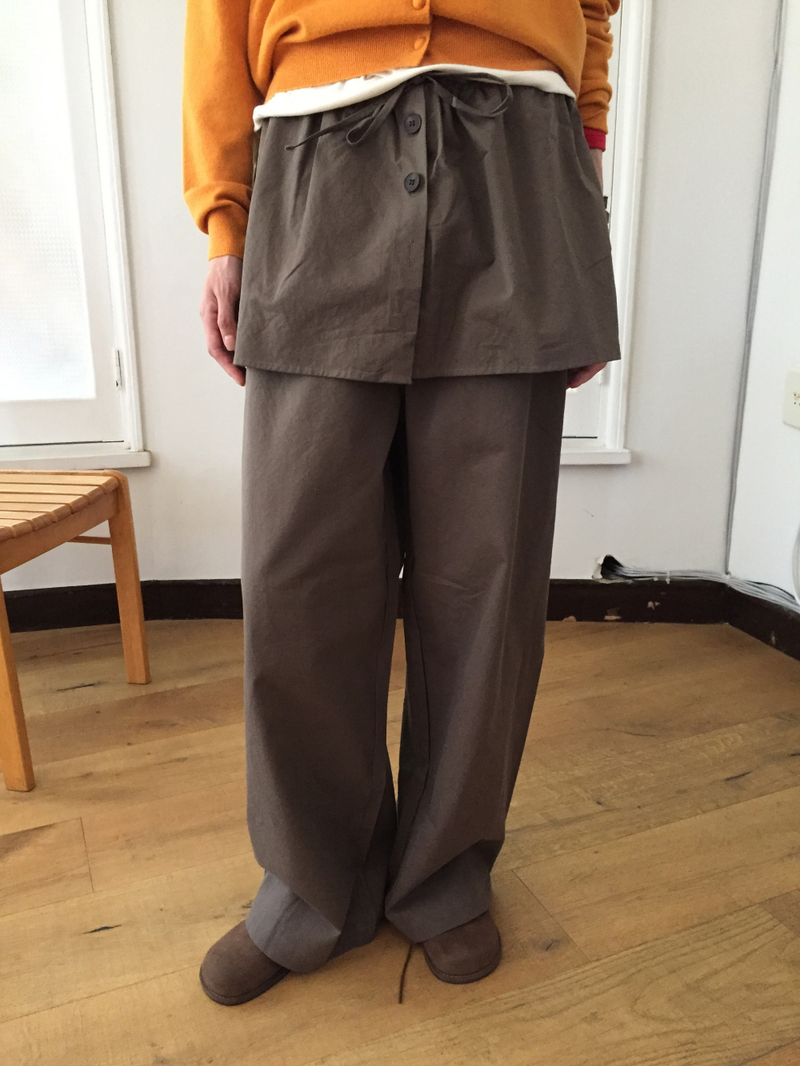 Spoog skirt pants (2color)
