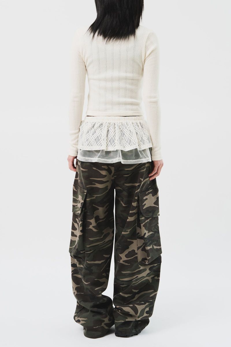 Teo Camo Pocket Sweatpants (2color)