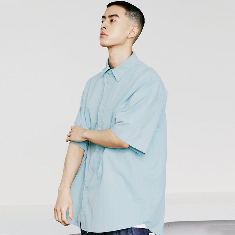 NYLON LAUNDRY SHIRT BLUE