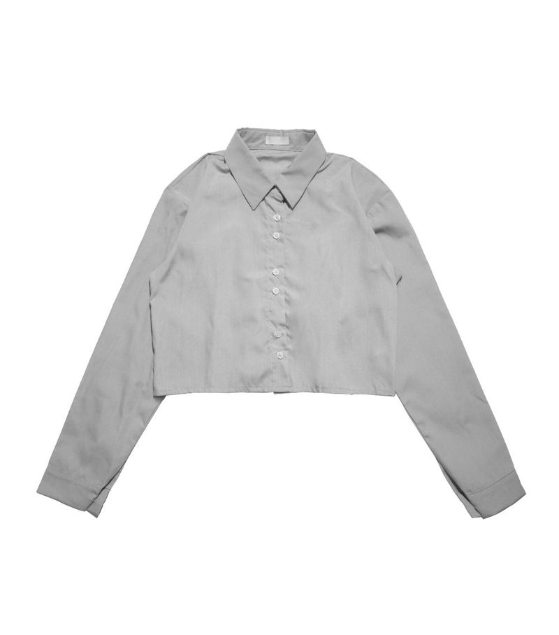  LINE BALANCE CROP SHIRT