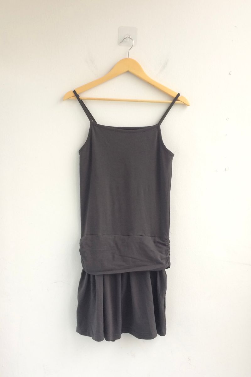 Shirring Flared Dress