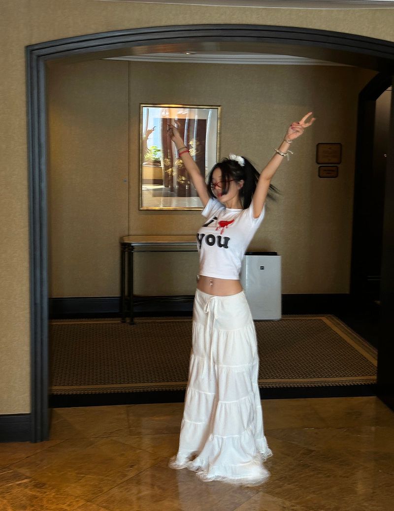 Delight-J(ディライトジェイ)の「cancan lace maxi long skirt(Skirts)」