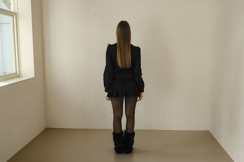 Hug belt boots _Fur Black