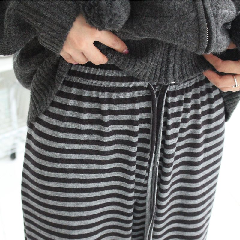 Cure stripe relaxed pants