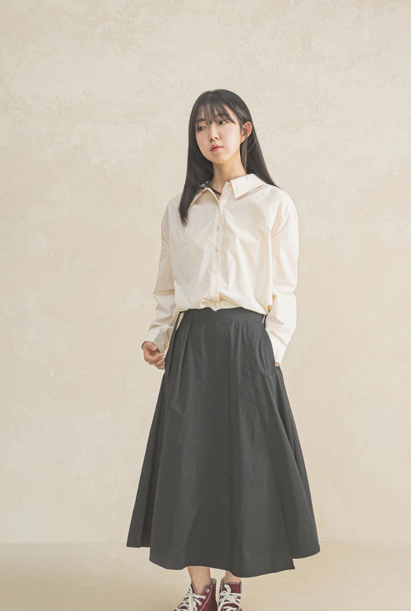 bluecrane（ブルークレイン）の「[MADE] ベージュストリングシャツフリー（トップス）」