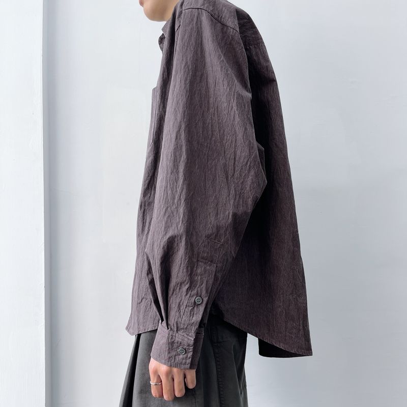 Relaxed Wrinkle Effect Shirt