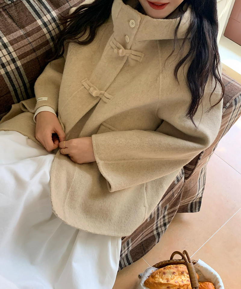 Duffle Half-Length Handmade Coat Jacket