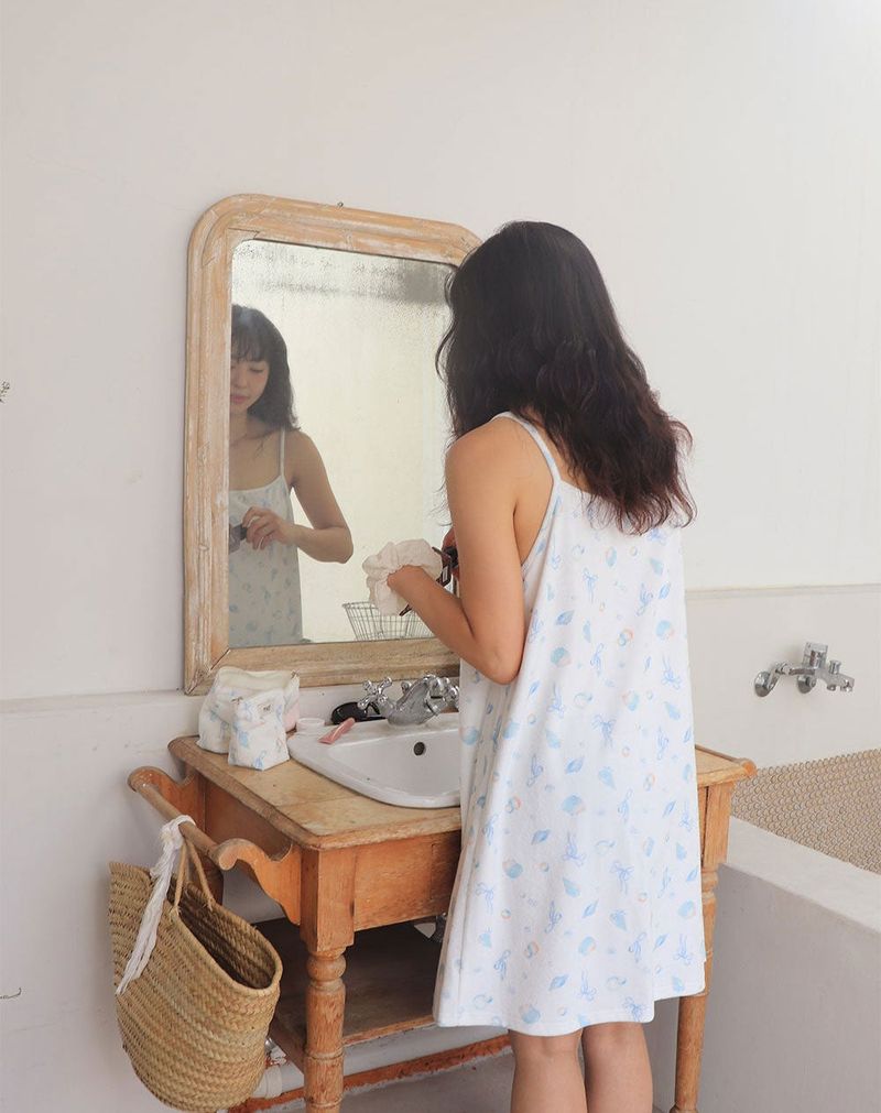 Shell towel one-piece