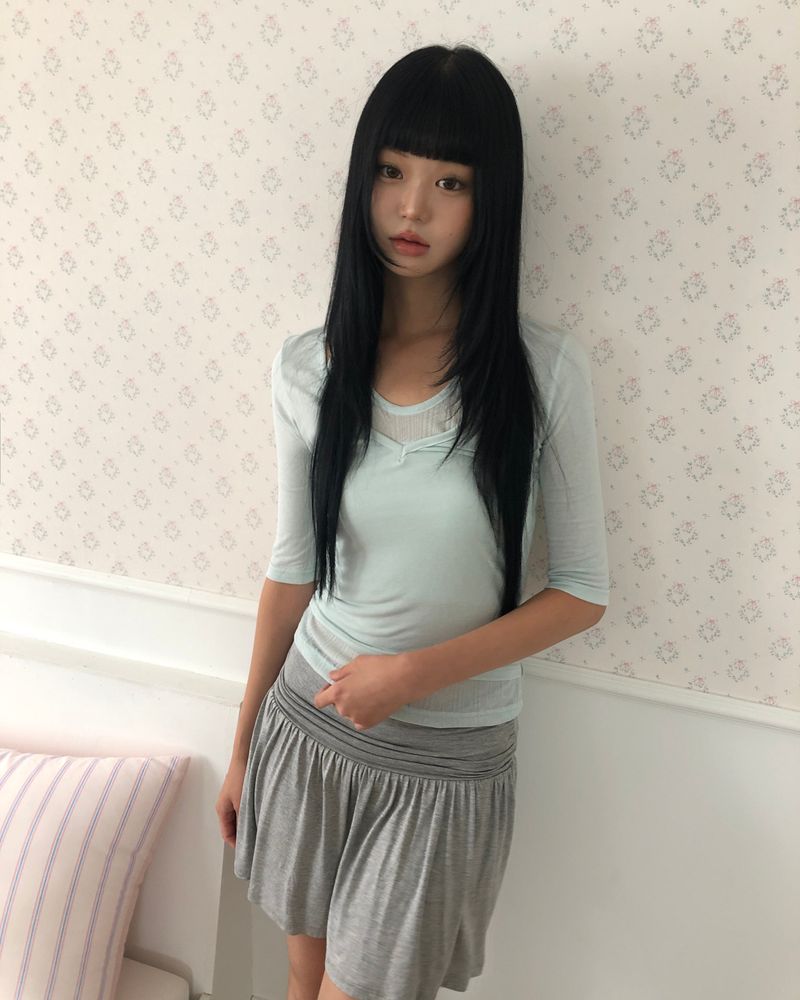 WONDER WONDER（ワンダーワンダー）の「Miles Halter 7-Sleeve T-Shirt（Tops）」