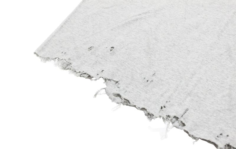 damage cutting t-shirt (gray)