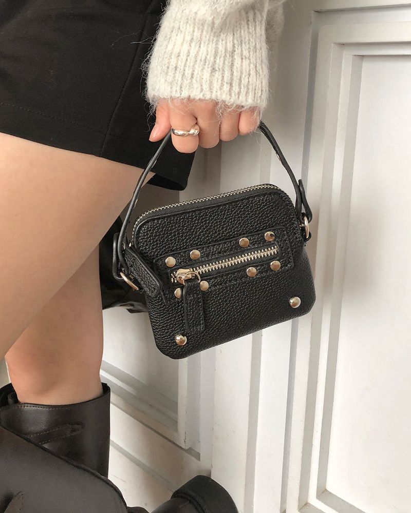 Mure Stud Chain Mini Cross Bag