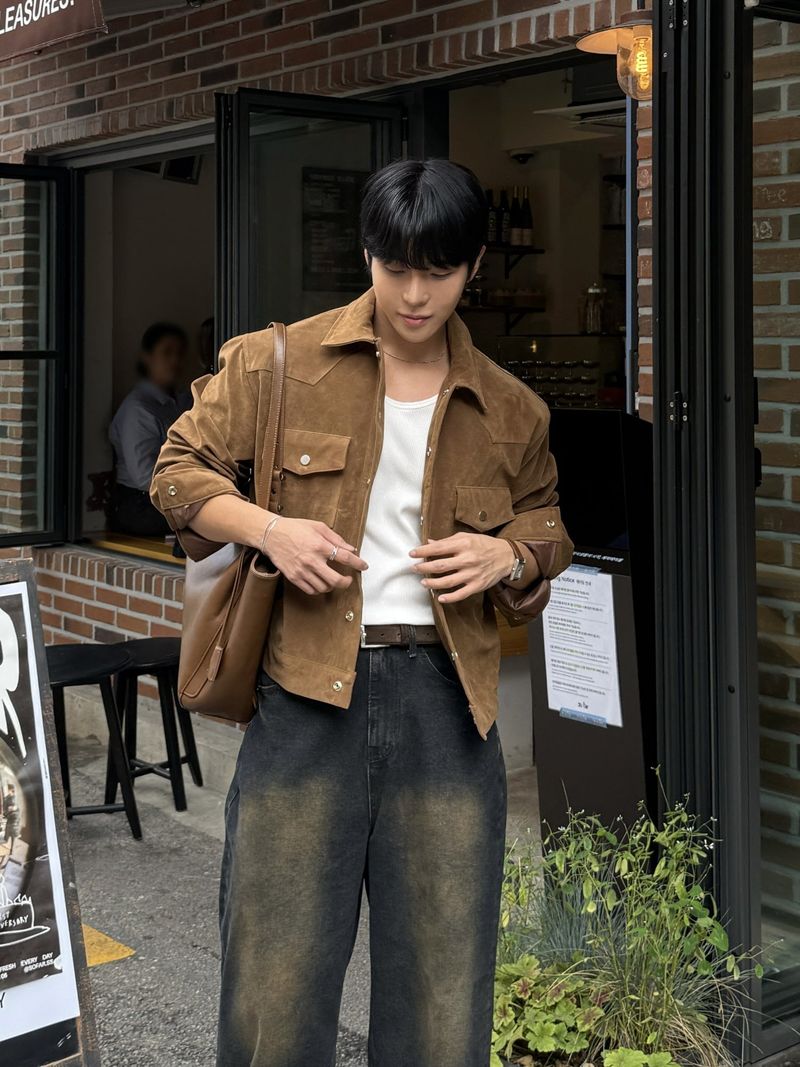 Tony western cropped suede jacket