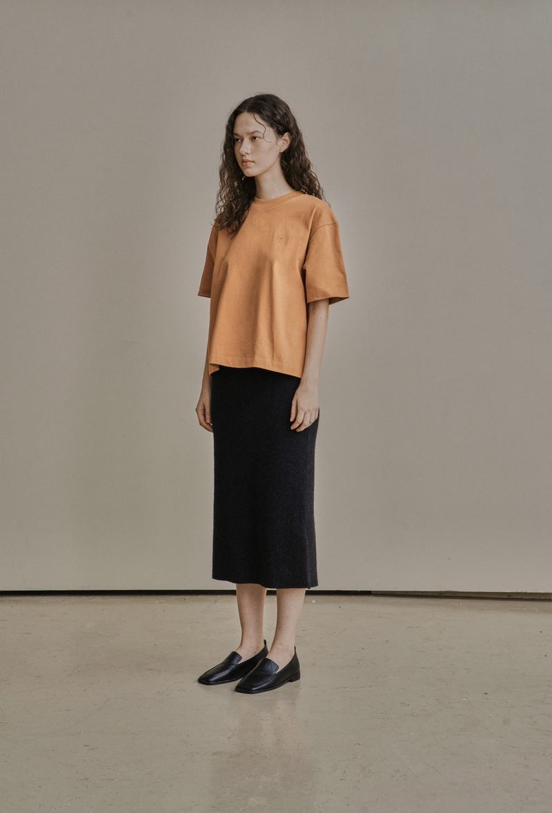 WOOL H SKIRT_CHARCOAL