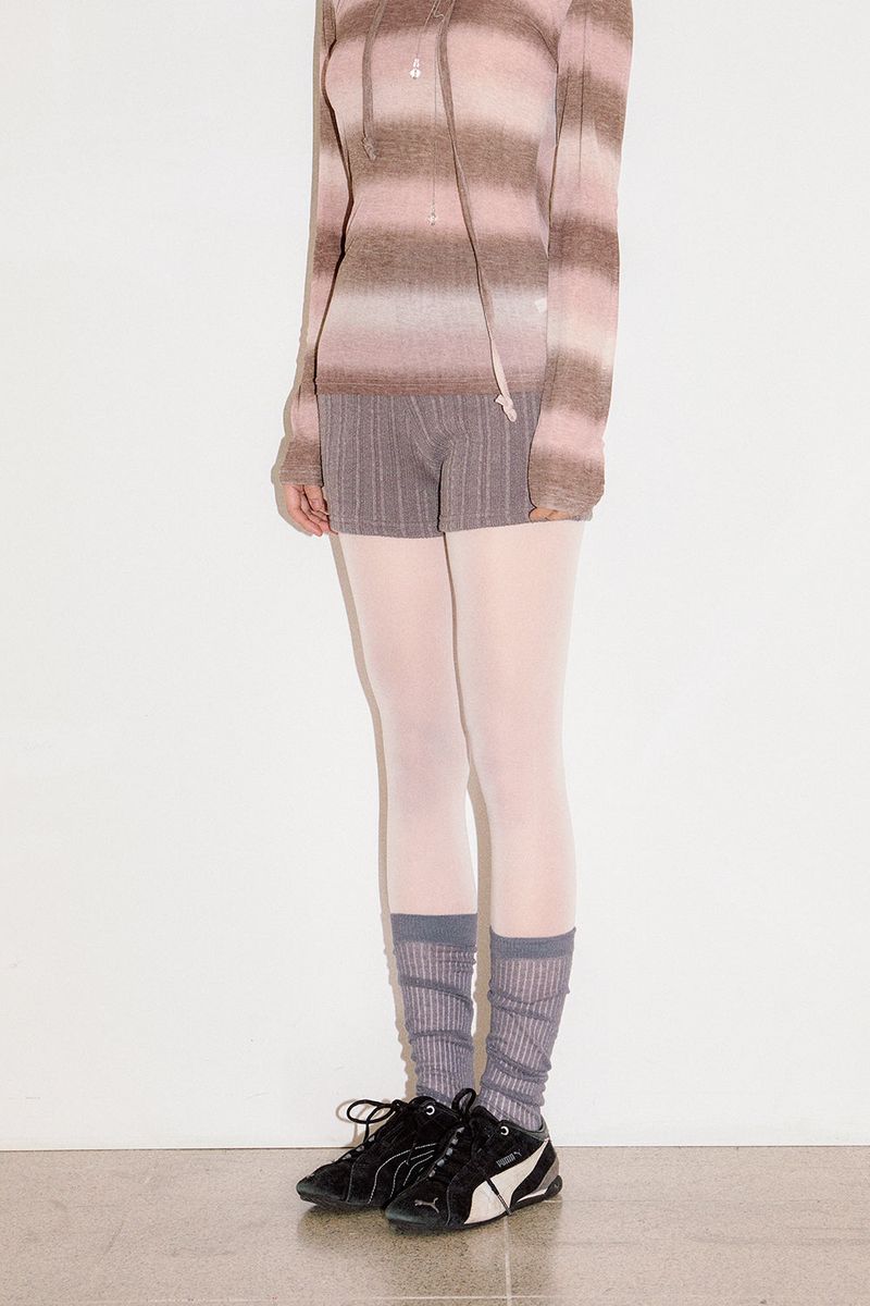 Raucohouse(ラウコハウス)の「Churro ribbed short pants(Pants)」
