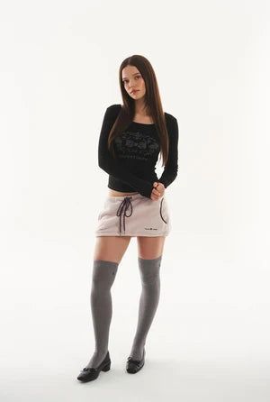 Dotty tee - black